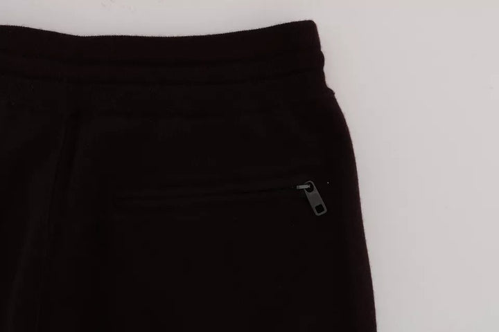 Dolce &amp; Gabbana Sample Sale Dolce &amp; Gabbana Purple Cashmere Gym Training Sport Pants - | Designer outlet