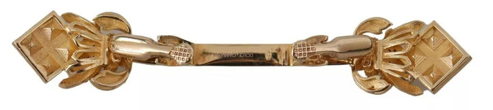 Dolce &amp; Gabbana Sample Sale Dolce &amp; Gabbana Gold Plated 925 Sterling Silver Crystal Collar Stop Brooch - | Designer outlet