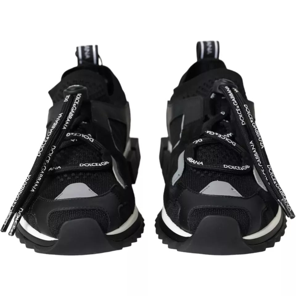 Dolce &amp; Gabbana Sample Sale Dolce &amp; Gabbana Black White Logo Sorrento Mens Sneakers Shoes - | Designer outlet