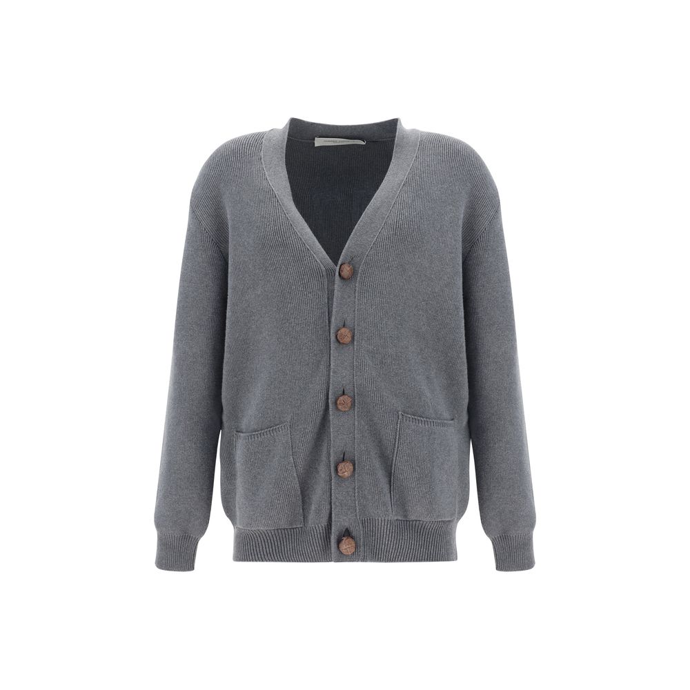 Golden Goose Gray Cotton Cardigan by Golden Goose outlet now on sale