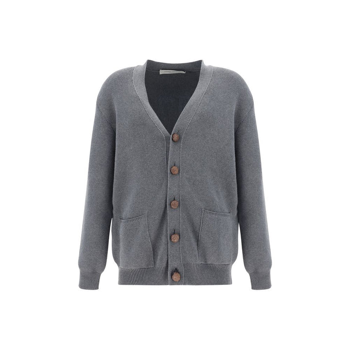 Golden Goose Gray Cotton Cardigan by Golden Goose outlet now on sale