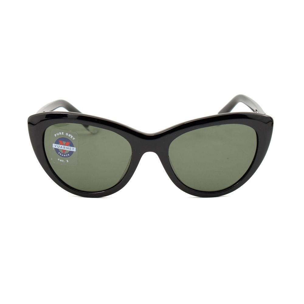 Vuarnet Black Acetate Sunglasses