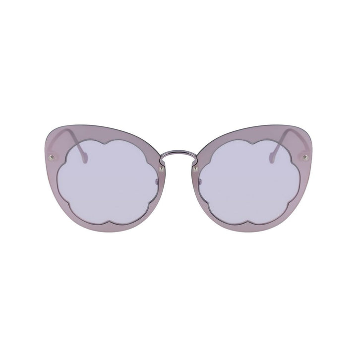 Salvatore Ferragamo Purple Metal Sunglasses