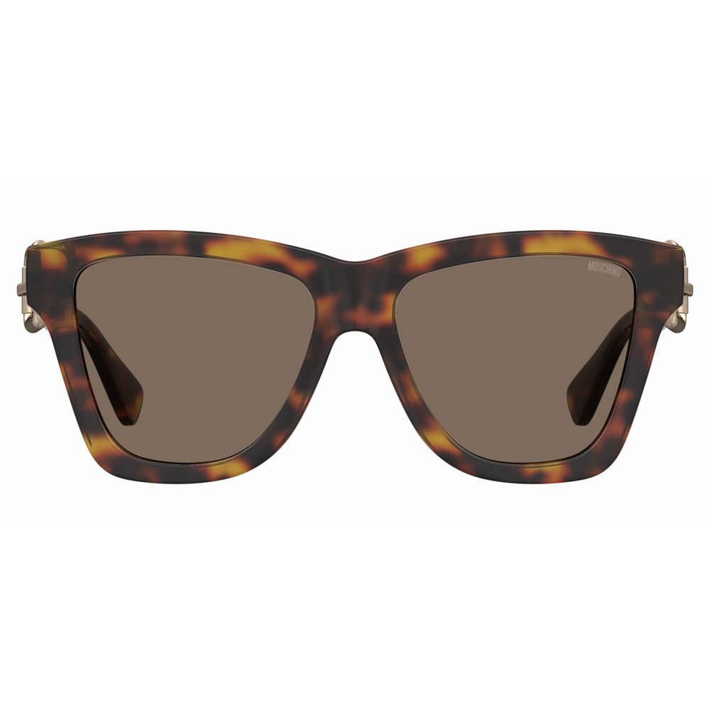 Moschino Brown Acetate Sunglasses