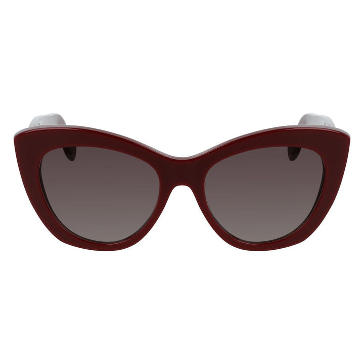 Salvatore Ferragamo Bordeaux Acetate Sunglasses