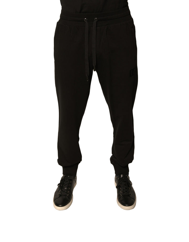 Dolce &amp; Gabbana Sample Sale Dolce &amp; Gabbana Black Cotton Jogger Men Sweatpants Pants - | Designer outlet
