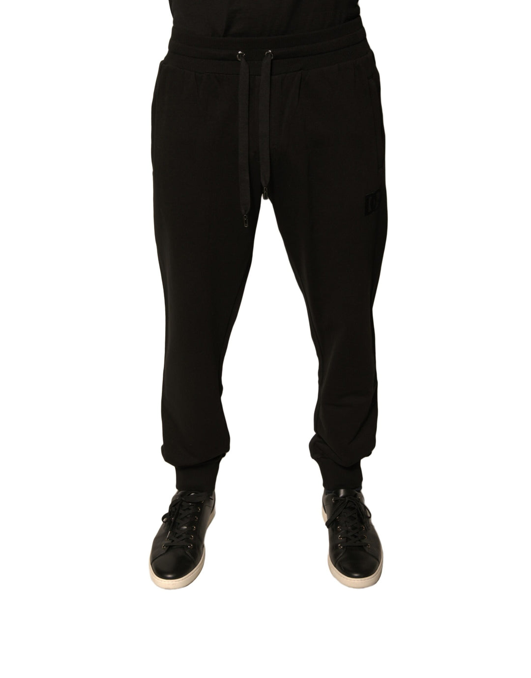 Dolce &amp; Gabbana Black Cotton Jogger Men Sweatpants Pants by Dolce &amp; Gabbana outlet now on sale