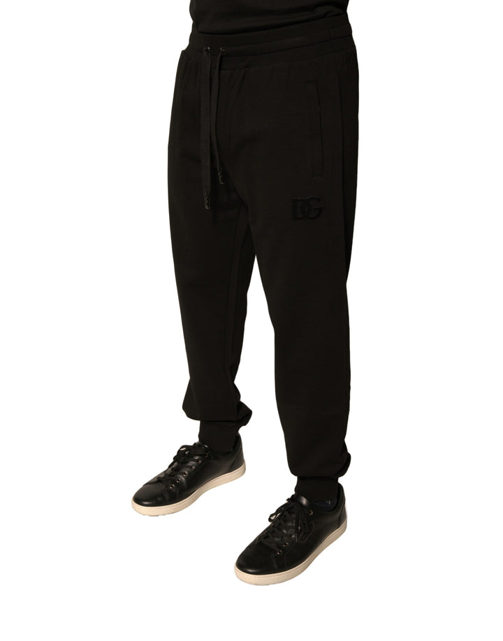 Dolce &amp; Gabbana Sample Sale Dolce &amp; Gabbana Black Cotton Jogger Men Sweatpants Pants - | Designer outlet