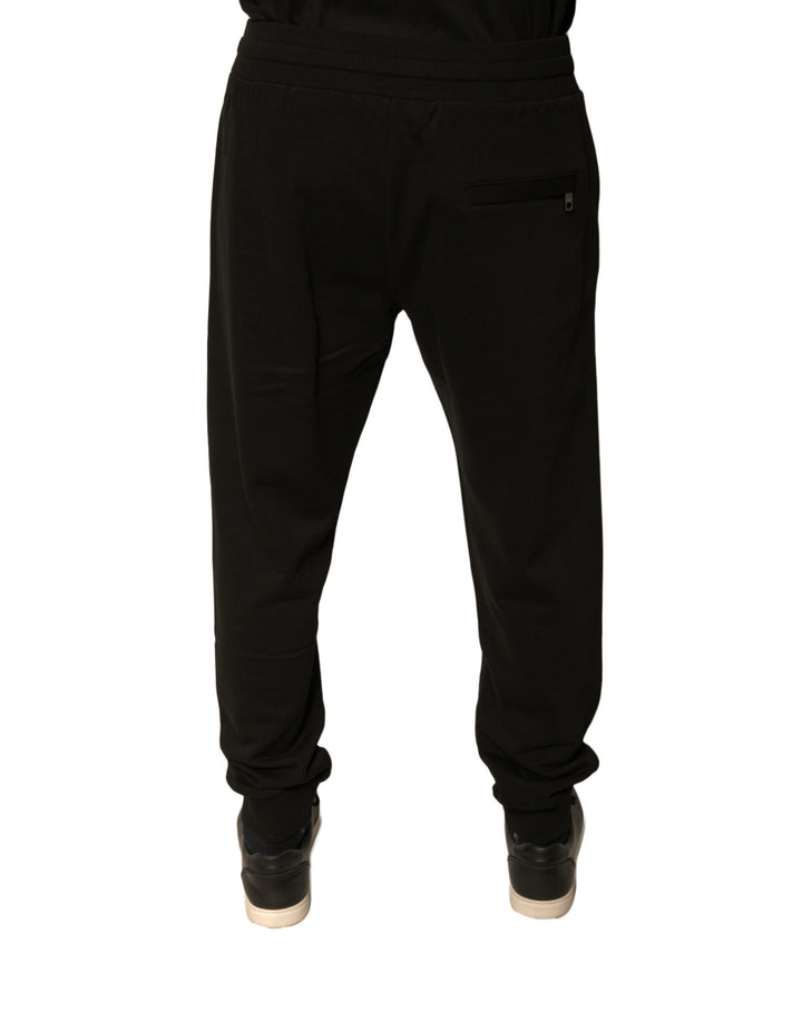 Dolce &amp; Gabbana Sample Sale Dolce &amp; Gabbana Black Cotton Jogger Men Sweatpants Pants - | Designer outlet