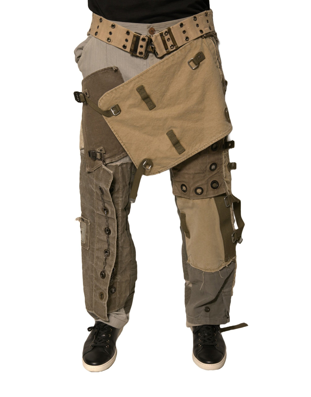 Dolce &amp; Gabbana Sample Sale Dolce &amp; Gabbana Multicolor Reconstructed Flight Cargo Pants - | Designer outlet
