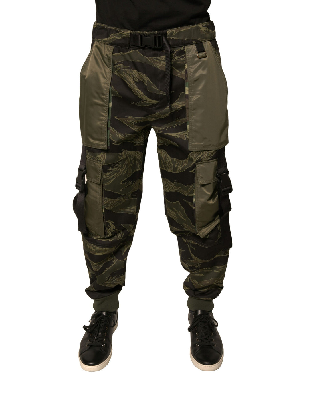 Dolce &amp; Gabbana Sample Sale Dolce &amp; Gabbana Green Cotton Jogger Cargo Pants - | Designer outlet