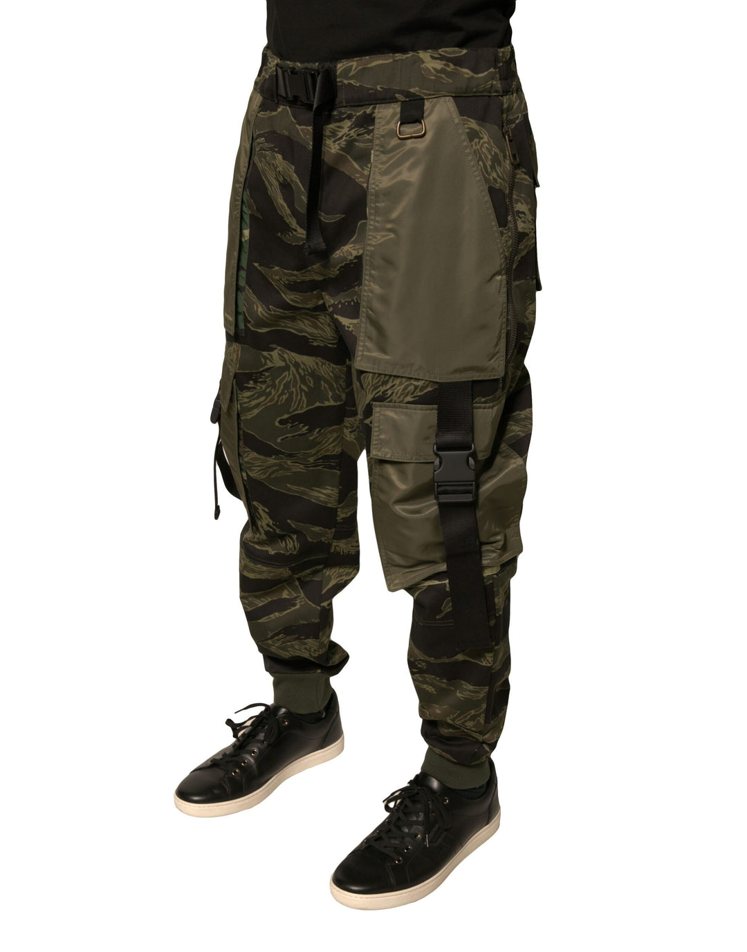 Dolce &amp; Gabbana Sample Sale Dolce &amp; Gabbana Green Cotton Jogger Cargo Pants - | Designer outlet