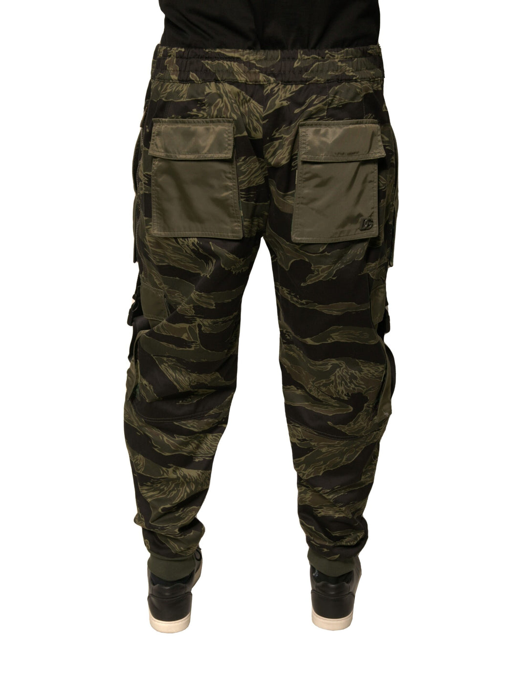 Dolce &amp; Gabbana Sample Sale Dolce &amp; Gabbana Green Cotton Jogger Cargo Pants - | Designer outlet