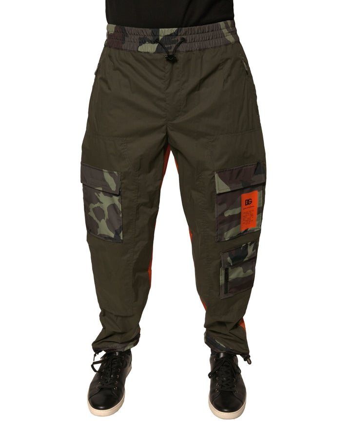 Dolce &amp; Gabbana Sample Sale Dolce &amp; Gabbana Multicolor Camouflage Jogger Cargo Pants - | Designer outlet