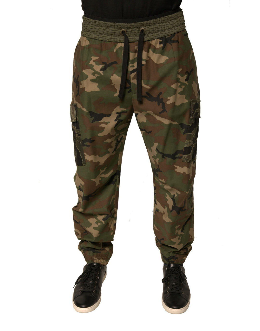 Dolce &amp; Gabbana Sample Sale Dolce &amp; Gabbana Multicolor Camouflage Cargo Sweatpants Pants - | Designer outlet