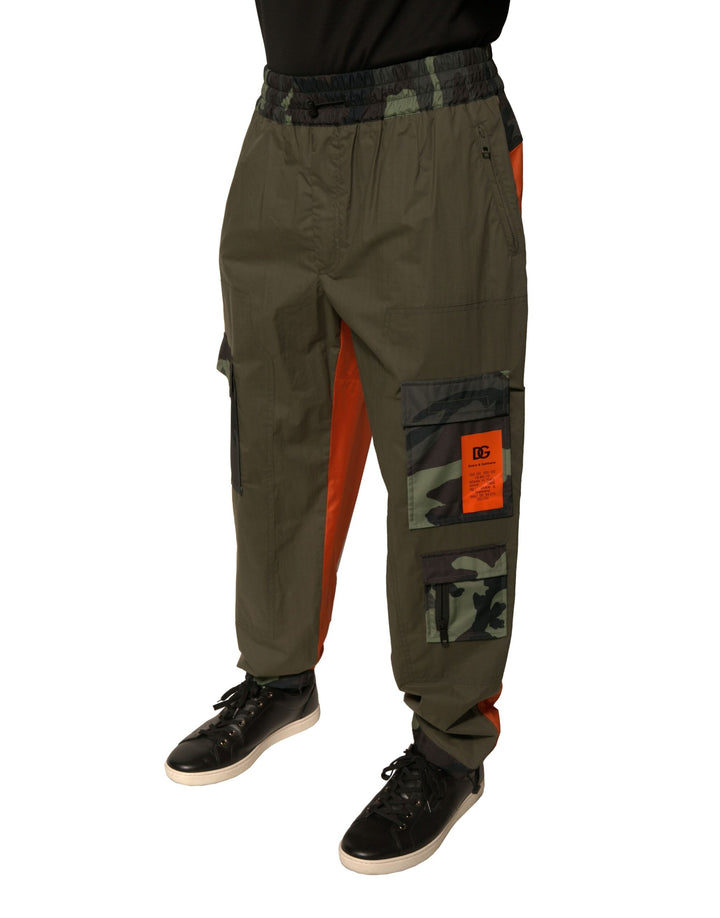Dolce &amp; Gabbana Sample Sale Dolce &amp; Gabbana Multicolor Camouflage Jogger Cargo Pants - | Designer outlet