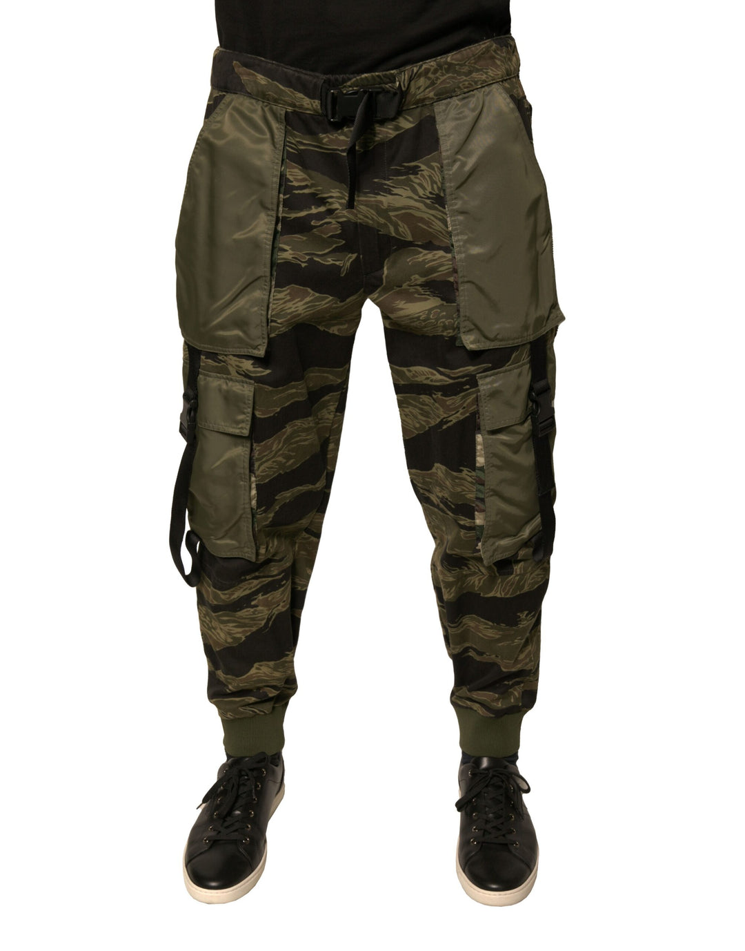 Dolce &amp; Gabbana Sample Sale Dolce &amp; Gabbana Green Cotton Jogger Cargo Pants - | Designer outlet