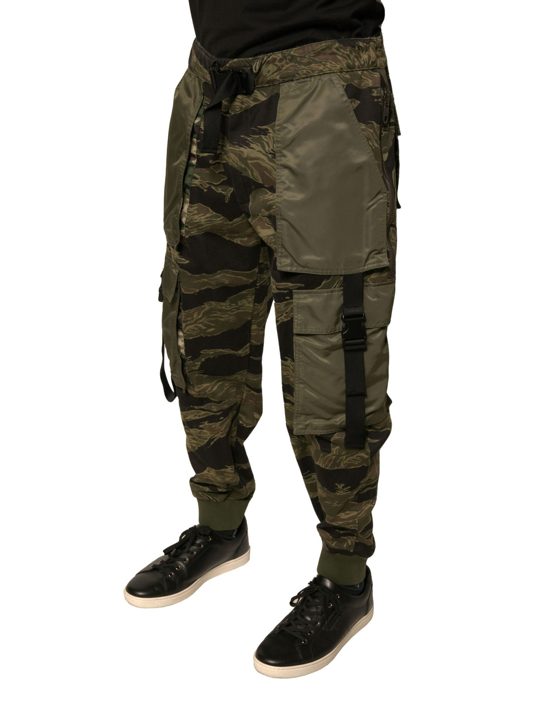 Dolce &amp; Gabbana Sample Sale Dolce &amp; Gabbana Green Cotton Jogger Cargo Pants - | Designer outlet