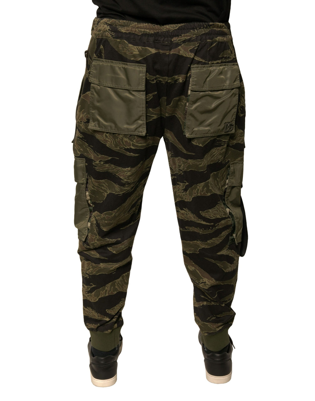 Dolce &amp; Gabbana Sample Sale Dolce &amp; Gabbana Green Cotton Jogger Cargo Pants - | Designer outlet