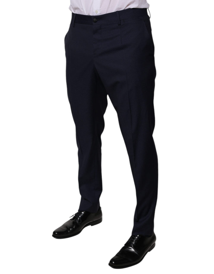 Dolce &amp; Gabbana Sample Sale Dolce &amp; Gabbana Dark Blue Cotton Men Dress Pants - | Designer outlet