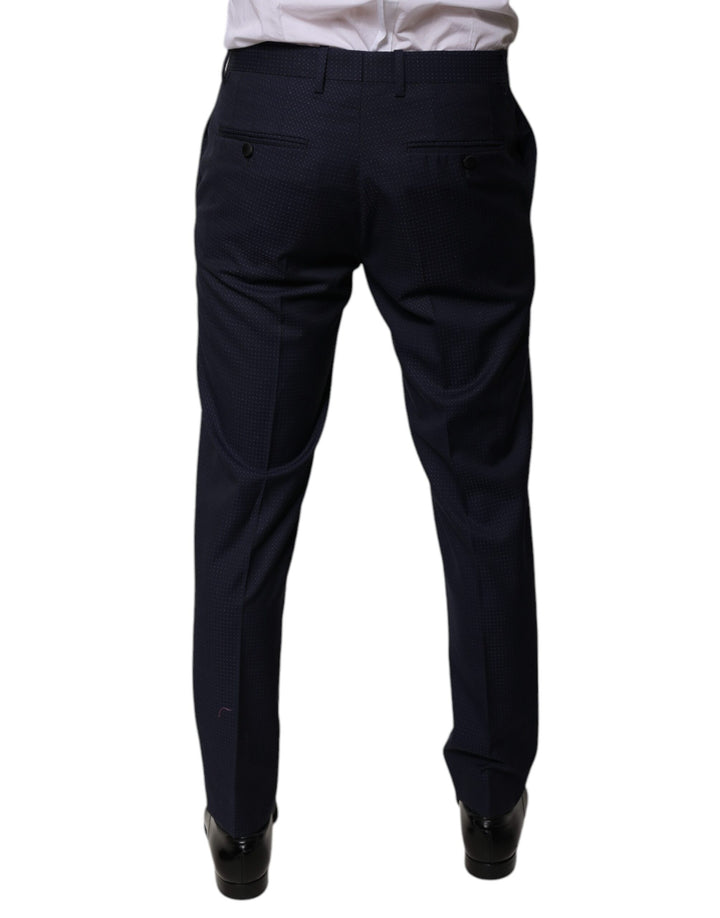 Dolce &amp; Gabbana Sample Sale Dolce &amp; Gabbana Dark Blue Cotton Men Dress Pants - | Designer outlet