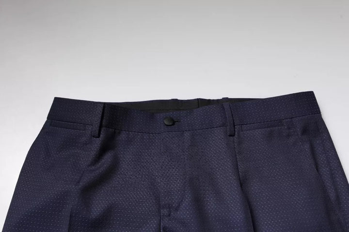 Dolce &amp; Gabbana Sample Sale Dolce &amp; Gabbana Dark Blue Cotton Men Dress Pants - | Designer outlet