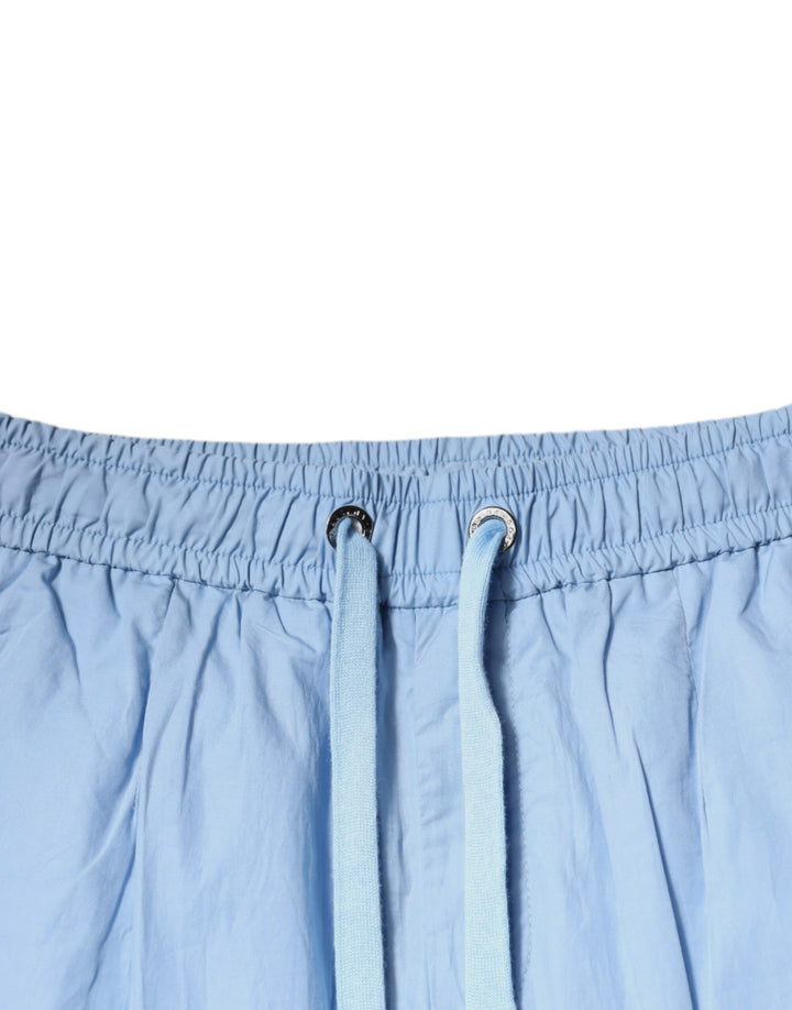 Dolce &amp; Gabbana Blue Cotton Jogger Sweatpants Pants by Dolce &amp; Gabbana outlet now on sale