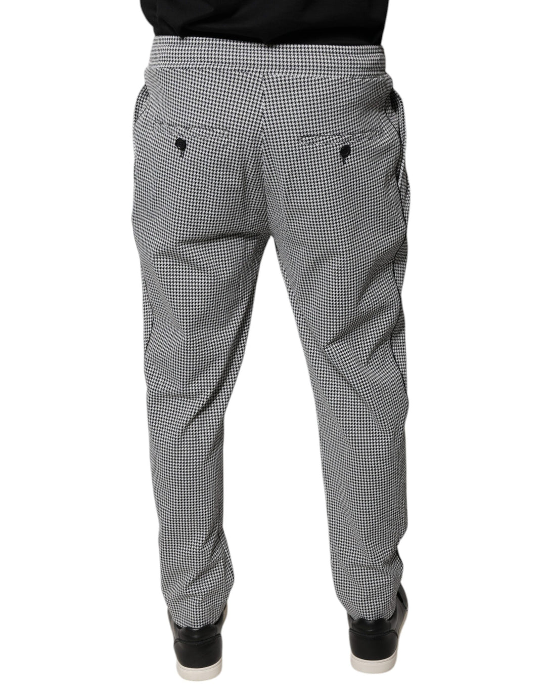 Dolce &amp; Gabbana Sample Sale Dolce &amp; Gabbana Black White Houndstooth Skinny Dress Pants - | Designer outlet