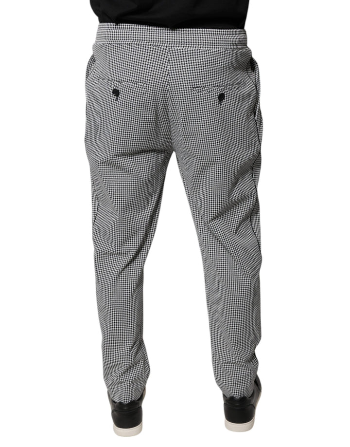 Dolce &amp; Gabbana Sample Sale Dolce &amp; Gabbana Black White Houndstooth Skinny Dress Pants - | Designer outlet