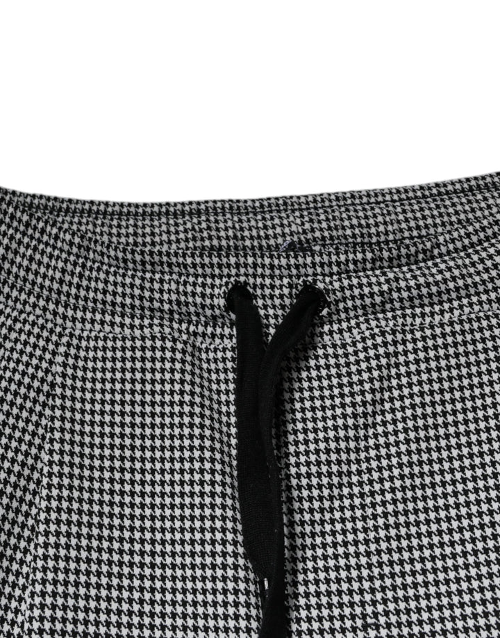 Dolce &amp; Gabbana Sample Sale Dolce &amp; Gabbana Black White Houndstooth Skinny Dress Pants - | Designer outlet