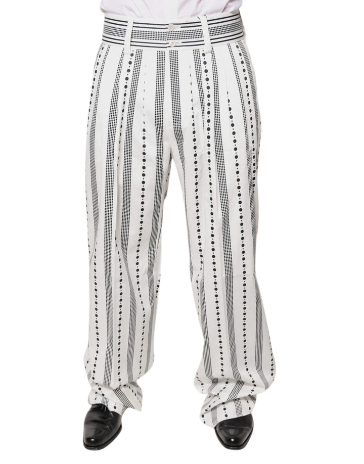 Dolce &amp; Gabbana White Straight Formal Dress Pants by Dolce &amp; Gabbana outlet now on sale