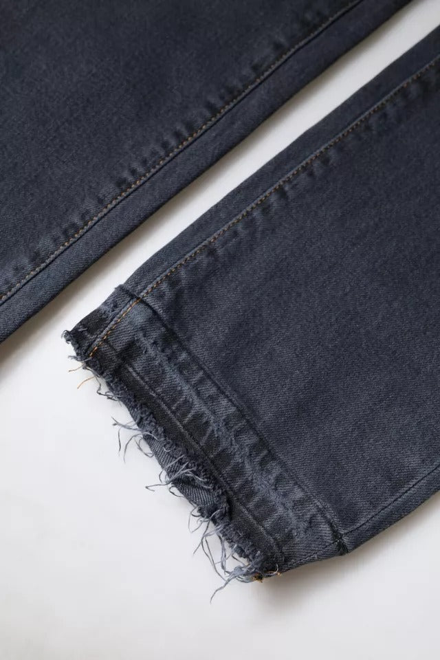 Dolce &amp; Gabbana Sample Sale Dolce &amp; Gabbana Dark Gray Cotton Skinny Denim Jeans - | Designer outlet