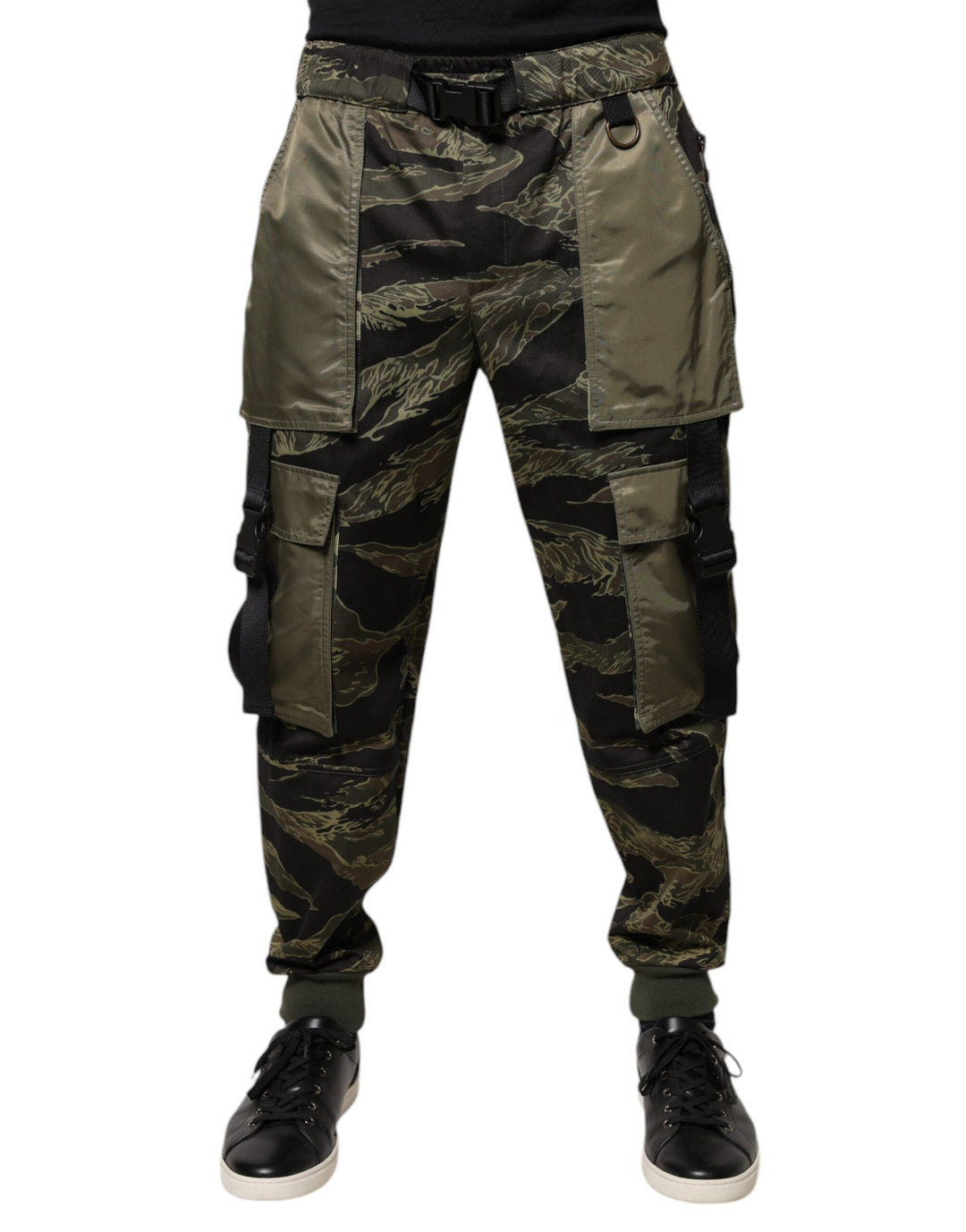 Dolce &amp; Gabbana Sample Sale Dolce &amp; Gabbana Green Cotton Jogger Cargo Pants - | Designer outlet