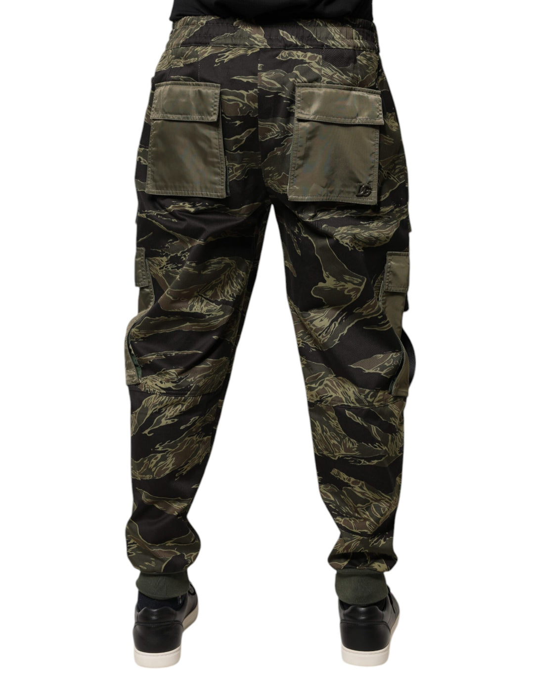 Dolce &amp; Gabbana Sample Sale Dolce &amp; Gabbana Green Cotton Jogger Cargo Pants - | Designer outlet