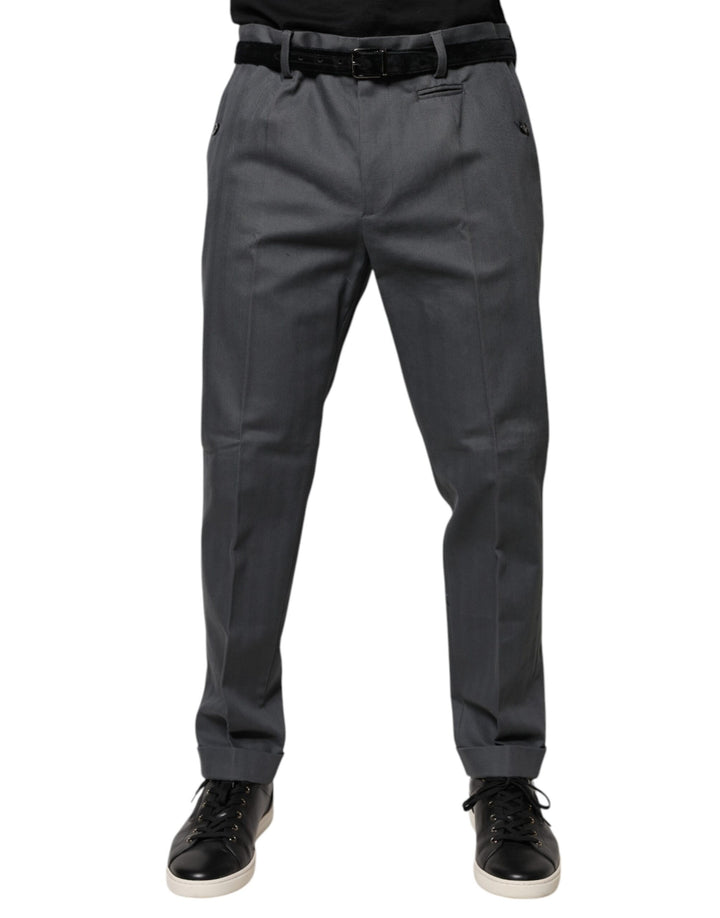 Dolce &amp; Gabbana Sample Sale Dolce &amp; Gabbana Gray Tapered Formal Dress Pants - | Designer outlet
