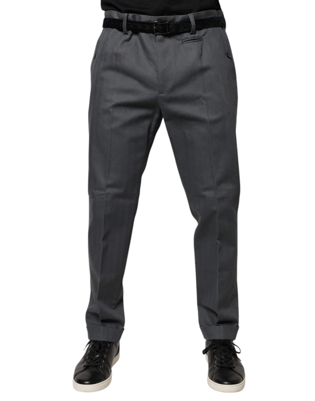 Dolce &amp; Gabbana Sample Sale Dolce &amp; Gabbana Gray Tapered Formal Dress Pants - | Designer outlet