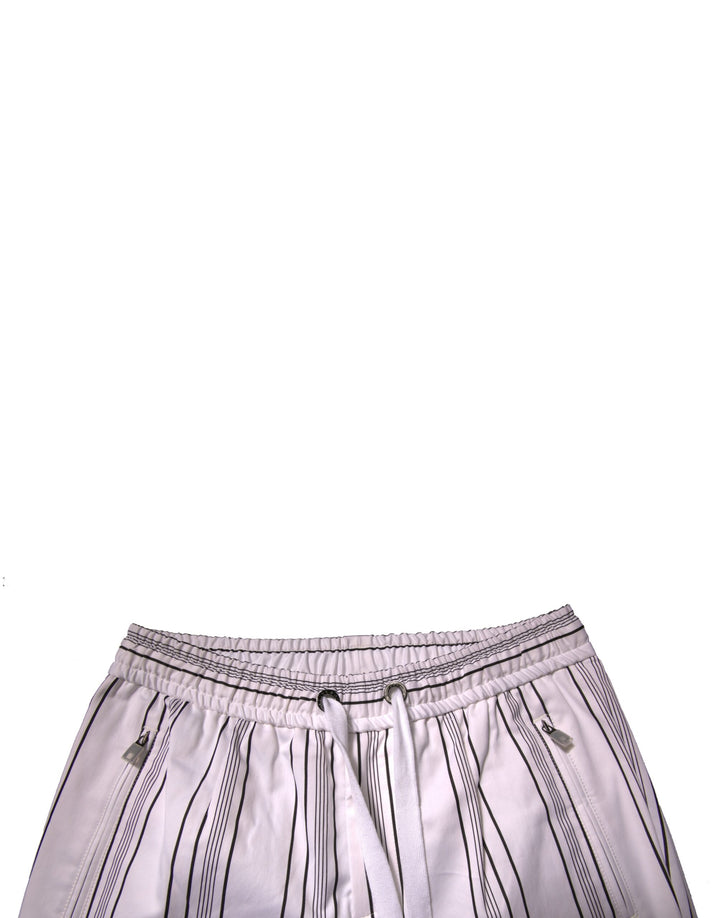 Dolce &amp; Gabbana Sample Sale Dolce &amp; Gabbana White Stripe Cotton Dress Skinny Pants - | Designer outlet