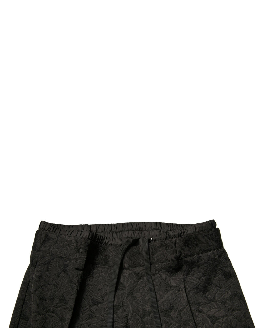 Dolce &amp; Gabbana Sample Sale Dolce &amp; Gabbana Black Brocade Polyester Skinny Men Dress Pants - | Designer outlet
