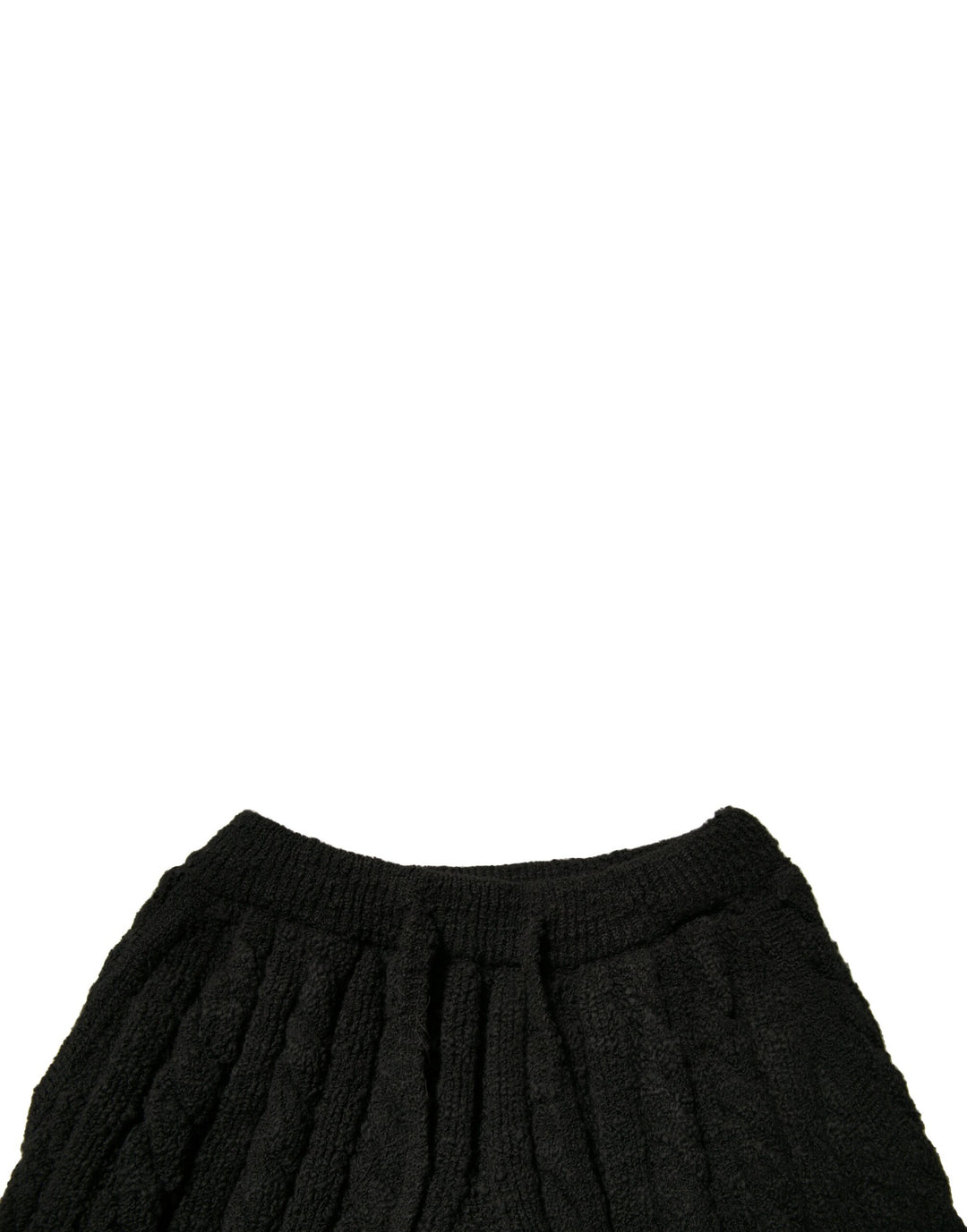 Dolce &amp; Gabbana Sample Sale Dolce &amp; Gabbana Black Wool Knitted Skinny Pants - | Designer outlet