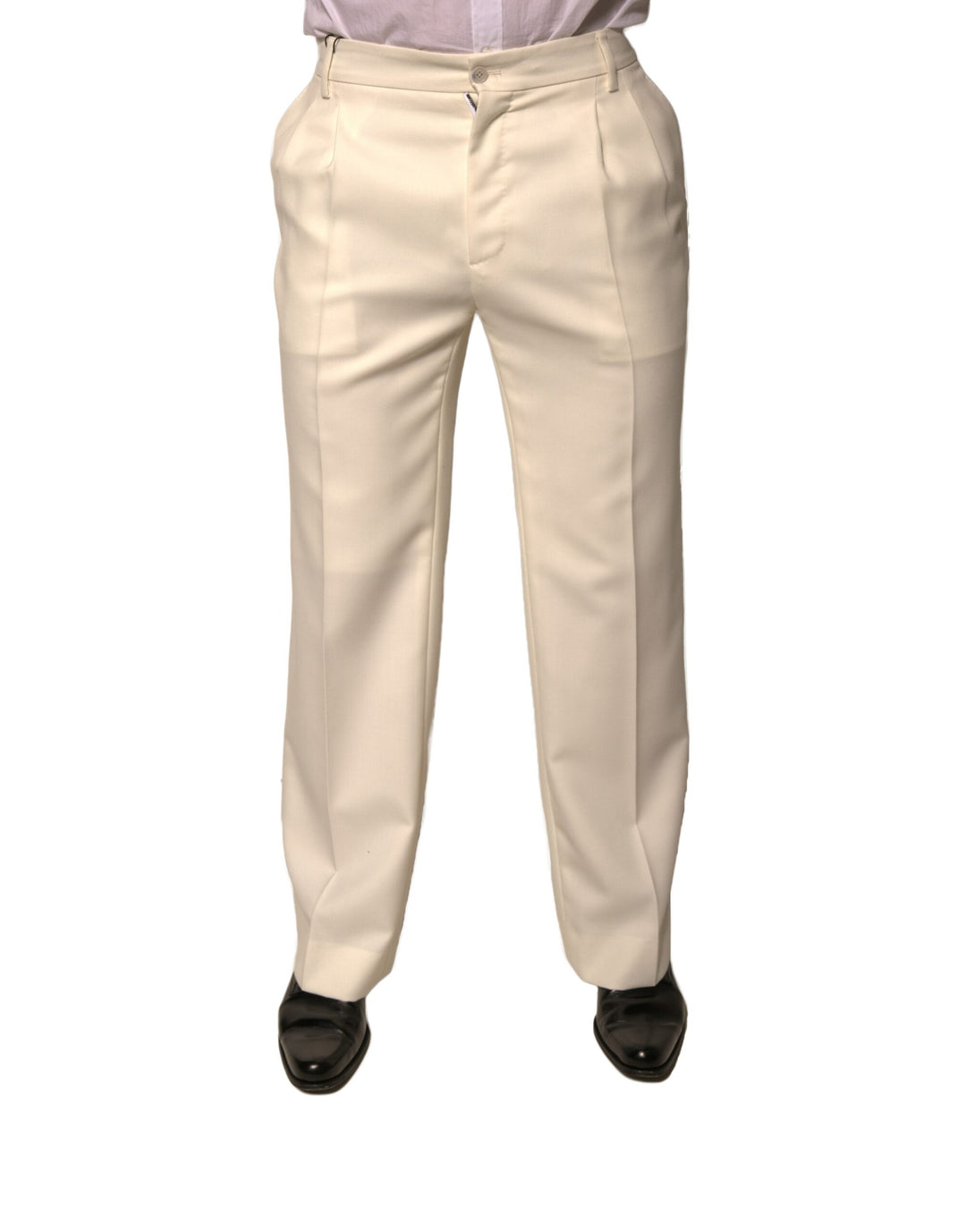 off white dress slacks Dolce & Gabbana Off White Dress Pants