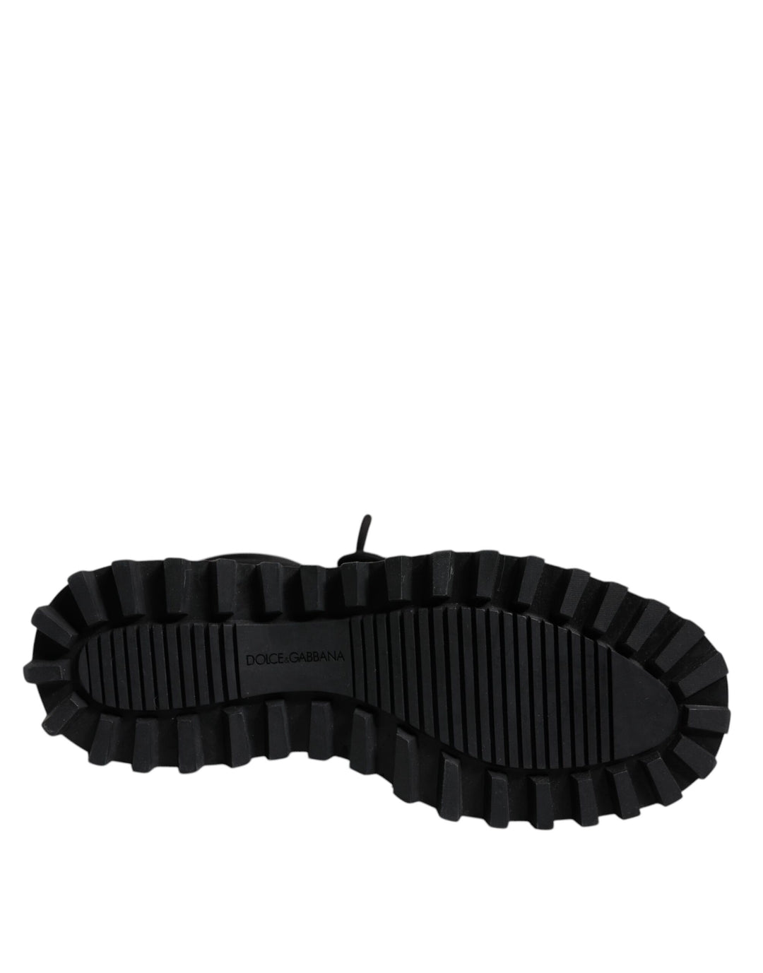 Dolce &amp; Gabbana Sample Sale Dolce &amp; Gabbana Black Padded Mid Calf Lace Up Boots Shoes - | Designer outlet