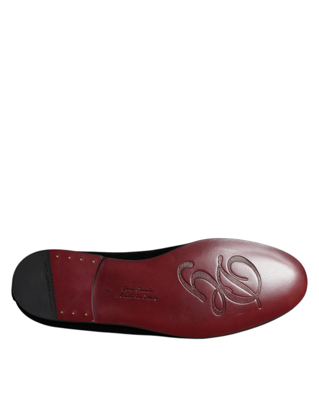 Dolce &amp; Gabbana Sample Sale Dolce &amp; Gabbana Black Velvet Crystal Crown Loafers Formal Dress Shoes - | Designer outlet