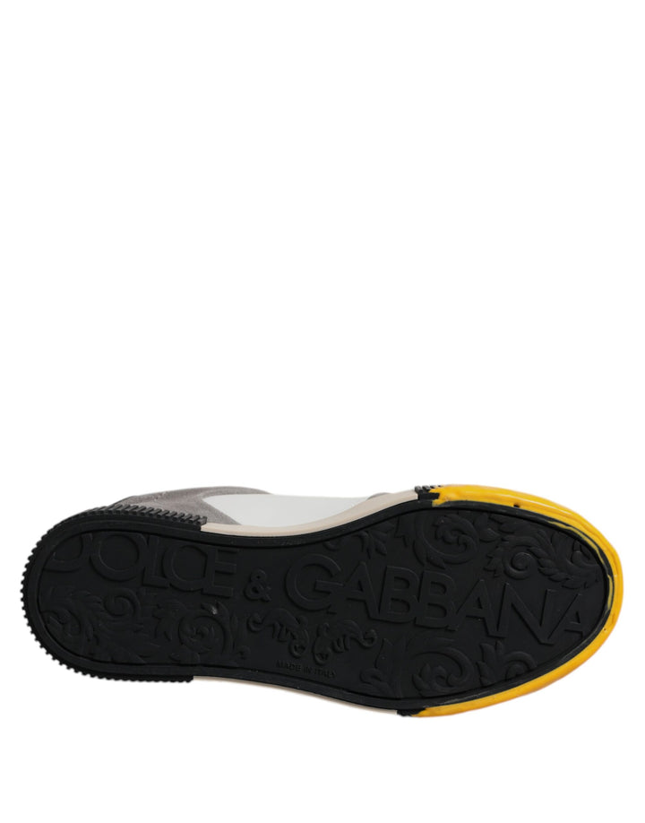 Dolce &amp; Gabbana Sample Sale Dolce &amp; Gabbana Multicolor Leather DNA Low Top Sneakers Shoes - | Designer outlet