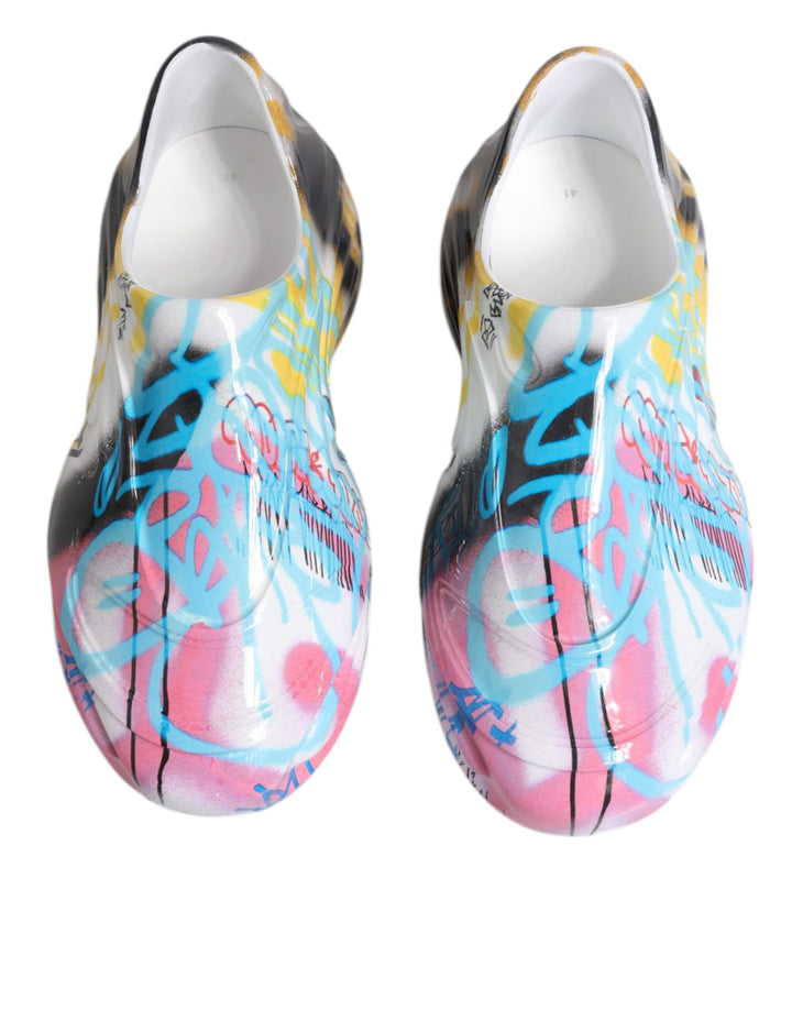 Dolce &amp; Gabbana Sample Sale Dolce &amp; Gabbana Multicolor Graffiti Daymaster Sneakers Shoes - | Designer outlet