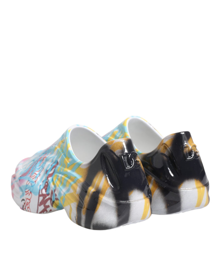 Dolce &amp; Gabbana Sample Sale Dolce &amp; Gabbana Multicolor Graffiti Daymaster Sneakers Shoes - | Designer outlet