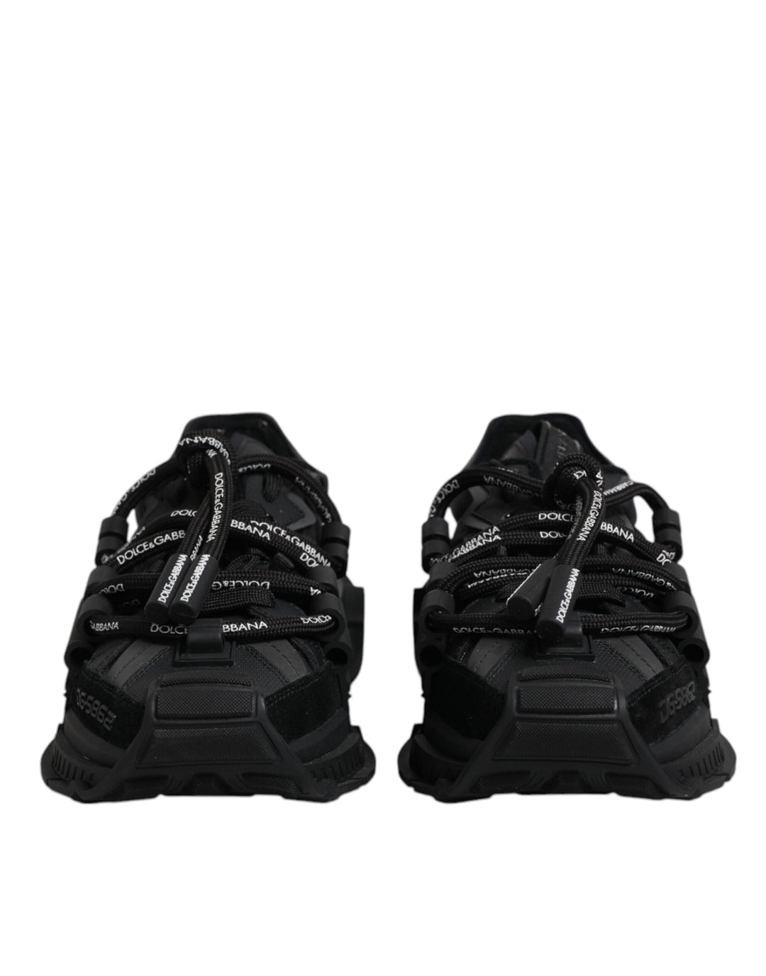 Dolce &amp; Gabbana Sample Sale Dolce &amp; Gabbana Black Low Top Space Lace Up Sneakers Shoes - | Designer outlet