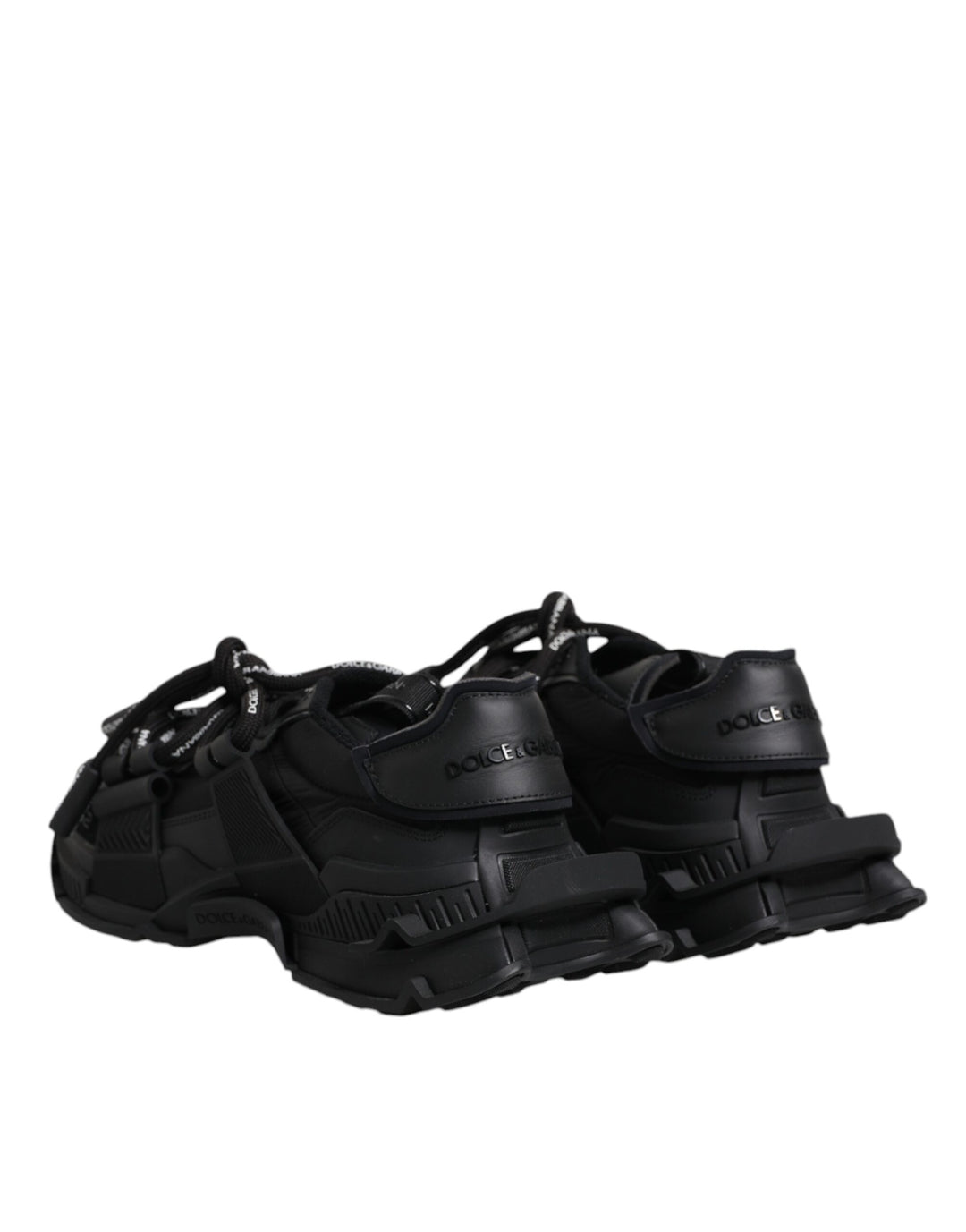 Dolce &amp; Gabbana Sample Sale Dolce &amp; Gabbana Black Low Top Space Lace Up Sneakers Shoes - | Designer outlet