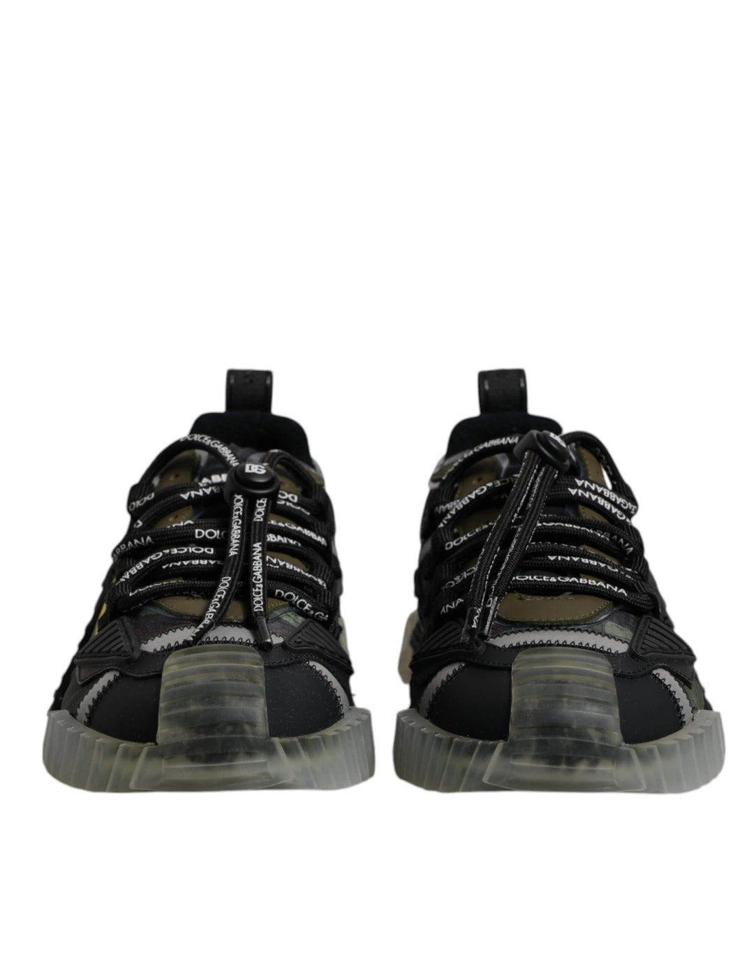 Dolce &amp; Gabbana Black Green Camo NS1 Low Top Sneakers Shoes by Dolce &amp; Gabbana outlet now on sale