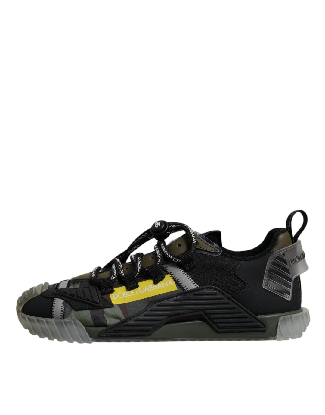 Dolce &amp; Gabbana Black Green Camo NS1 Low Top Sneakers Shoes by Dolce &amp; Gabbana outlet now on sale