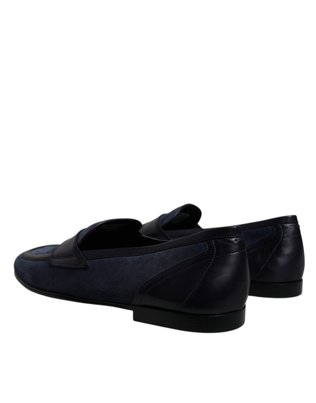 Dolce &amp; Gabbana Blue Suede Leather Shoes Loafer Moccasin Shoes by Dolce &amp; Gabbana outlet now on sale